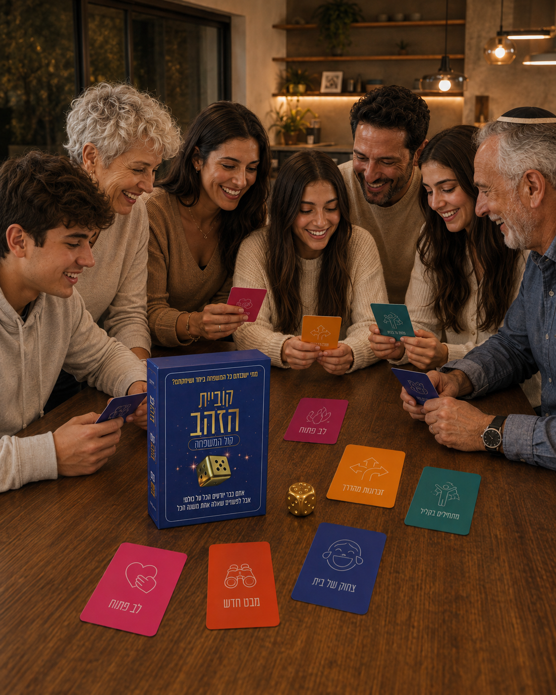 כל הדורות סביב השולחן, ערב משחק עם קול המשפחה